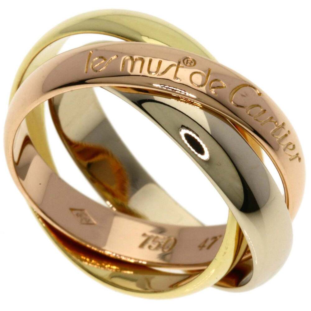 CARTIER 18k Gold Trinity Ring #47